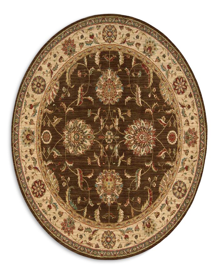Nourison Living Treasures Li04 Round Area Rug, 5'10 Round In Brown