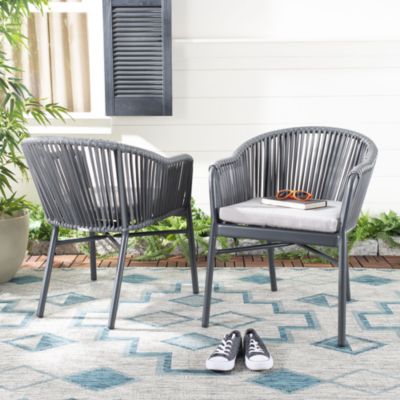 Stefano Stackable Rope Chairs, Set of 2