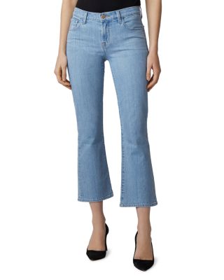 j brand cropped flare jeans