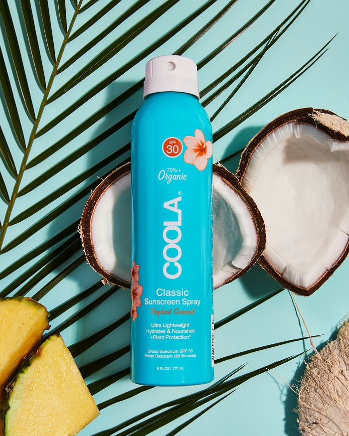 Shop Coola Classic Body Organic Sunscreen Spray Spf 30 - Tropical Coconut 6 Oz.
