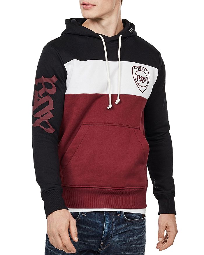 GSTAR RAW ColorBlock Hoodie Bloomingdale's