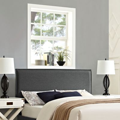 Camille Upholstered Fabric Headboard, Full