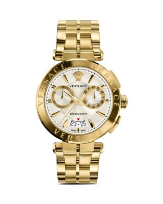 versace aion chronograph bracelet watch 45mm