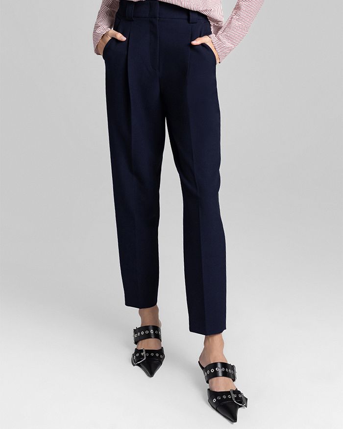 A.L.C COLIN PLEATED trousers,2PANT00418