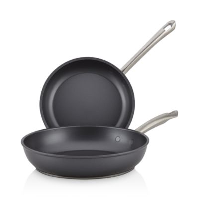 Anolon - Accolade Hard-Anodized Precision Forge Skillet Twin Pack, Moonstone