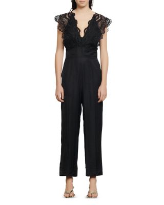 Sandro - Amanda Lace Jumpsuit