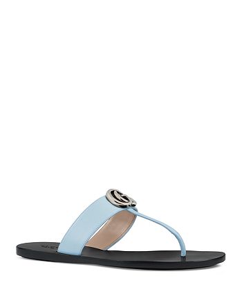 Gucci Women's Marmont Flat Thong Sandals | Bloomingdale's