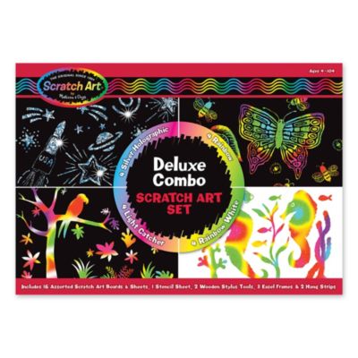 Melissa & Doug - Deluxe Combo Scratch Art Set - Ages 4-104