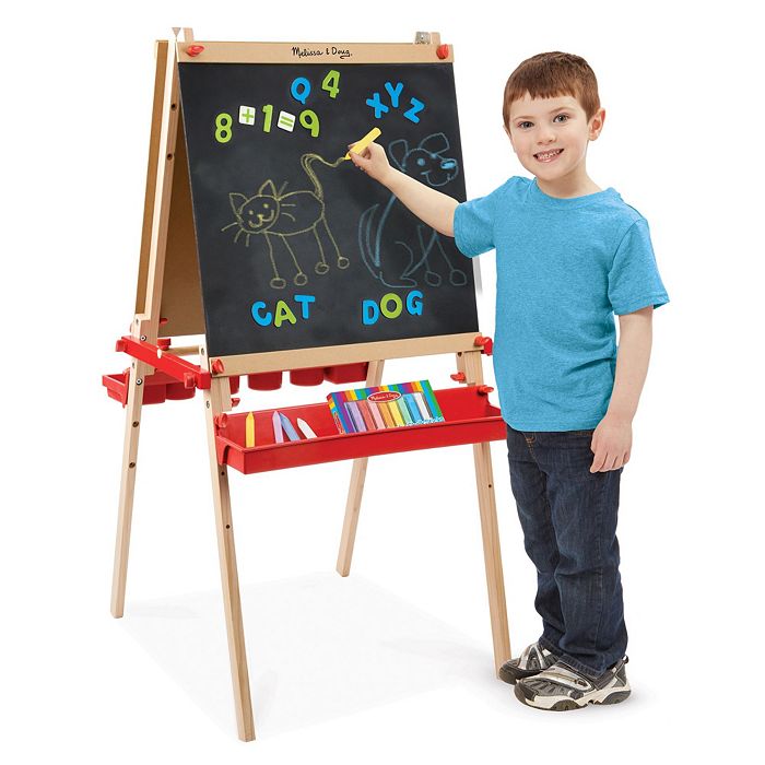 Melissa & Doug Deluxe Magnetic Standing Art Easel - Ages 3+