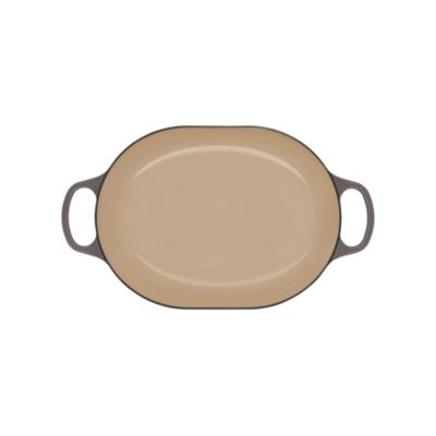 3.75 Qt Cast Iron Oval Casserole & Lid
