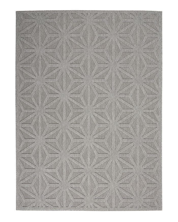 Nourison Cozumel Czm01 Area Rug, 4' X 6' In Light Grey