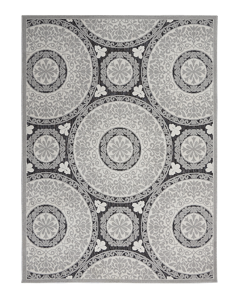 Nourison Key Largo Klg03 Area Rug, 7'10 X 9'10 In Grey