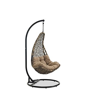 Abate Wicker Rattan Outdoor Patio Swing Chair