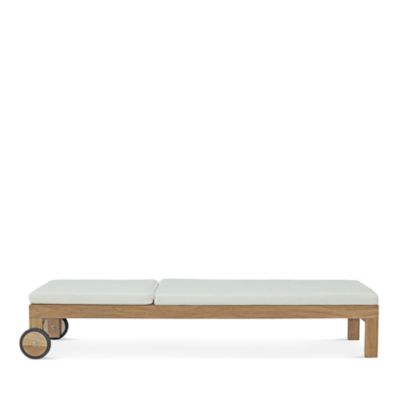 Upland Outdoor Patio Teak Chaise