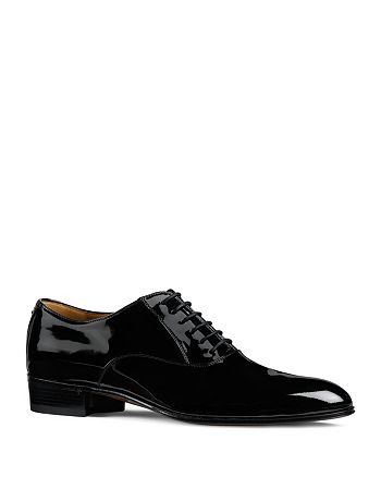 Gucci Men's Worsh Patent Leather Oxfords | Bloomingdale's
