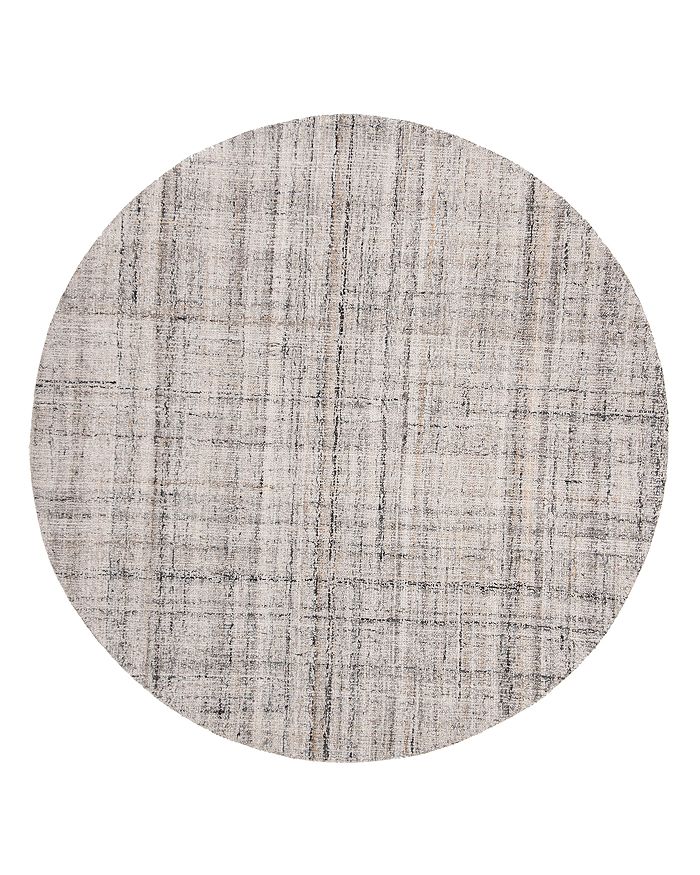 Shop Safavieh Abstract 141 Collection Round Area Rug, 6' X 6' In Gray