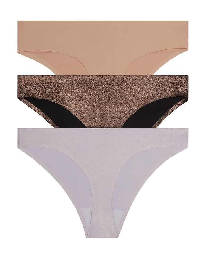 Honeydew Skinz Hipsters, Set Of 3 In Nude/frosted Black/sugar Plum