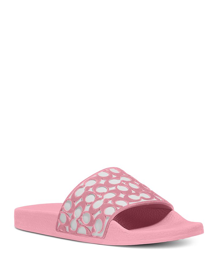 COACH Women's Udele Signature Slide Sandals | Bloomingdale's