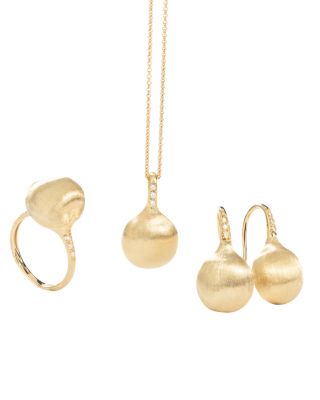 18K Yellow Gold Ring with Diamonds