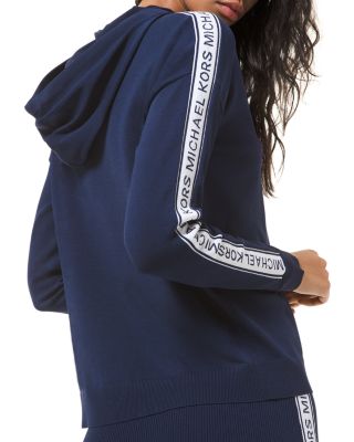 michael kors hoodie womens blue