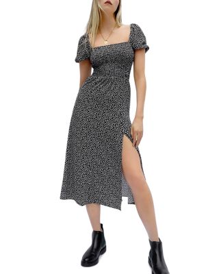 french connection floral midi dress