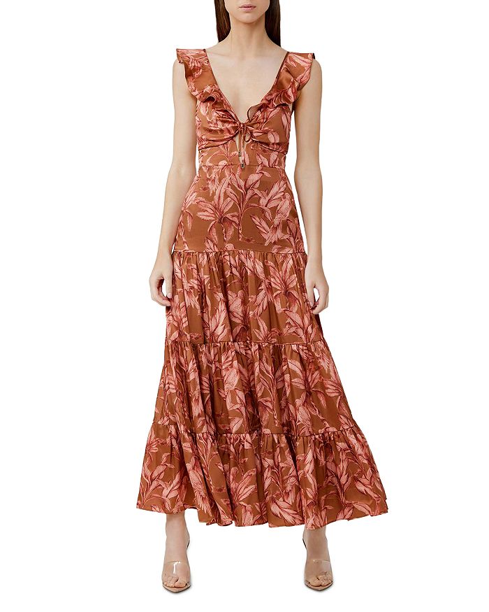 SIGNIFICANT OTHER SOLLER PRINTED MAXI DRESS,SS200120D
