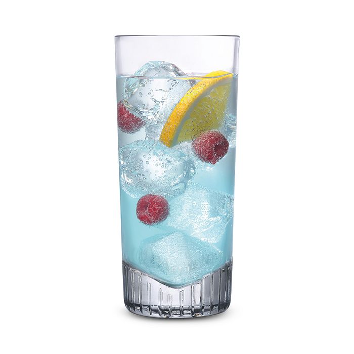 Shop Nude Glass Caldera Highball Glass, Set Of 4 In Clear