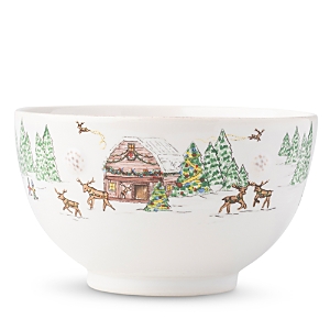 Shop Juliska Berry & Thread North Pole Cereal/ice Cream Bowl In Multi