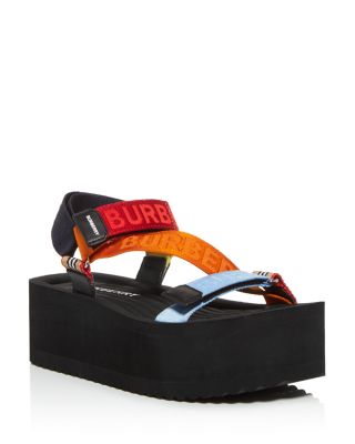 Heightened Style: Women's Platform Burberry Sandals