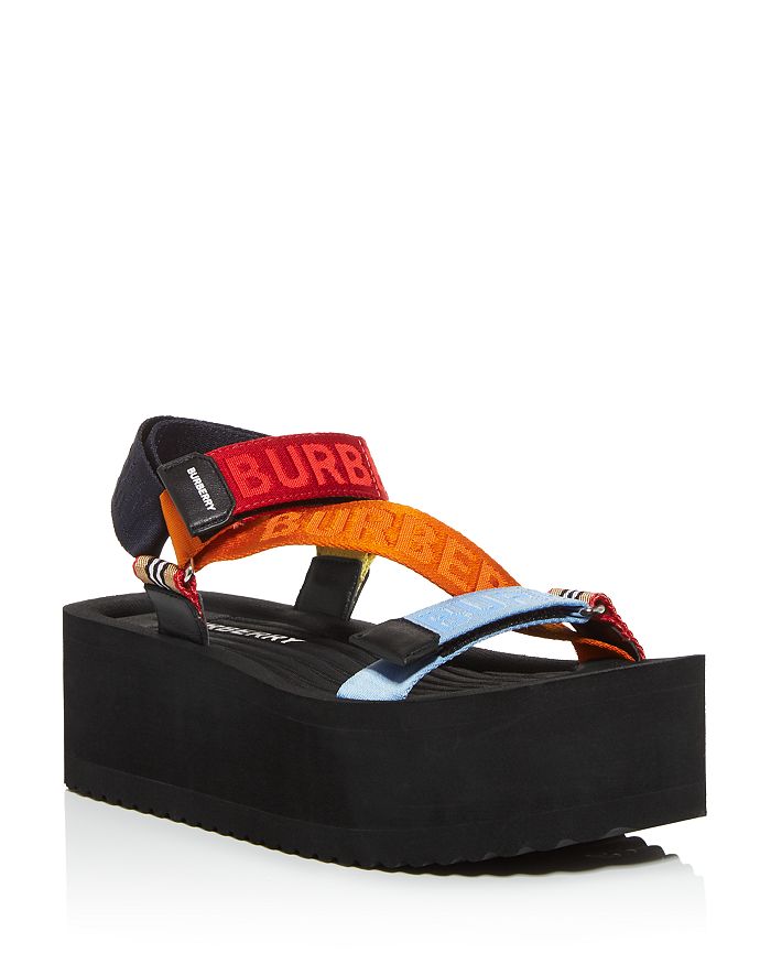 Summer Heights: Burberry Patterson Platform Sandals