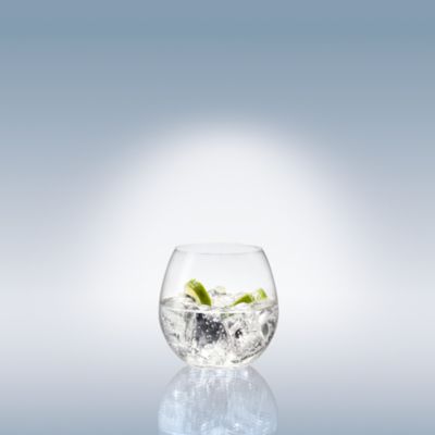 Entree Juice/Red Wine Stemless Glasses, Set of 4