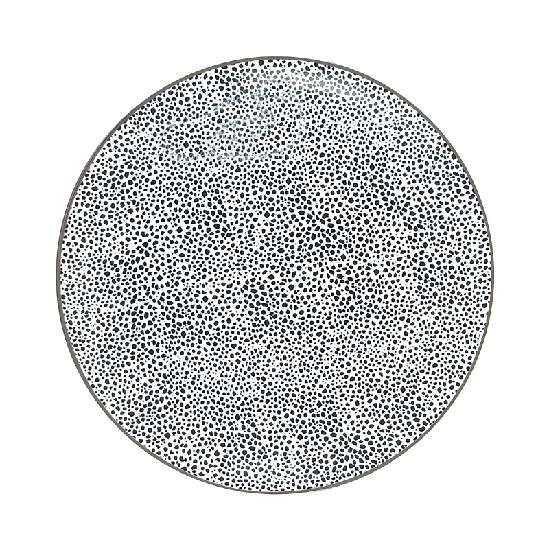 Michael Wainwright Panthera Canap Plate In Platinum/white