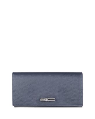 Longchamp Roseau Wide Leather Continental Wallet | Bloomingdale's