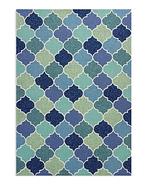 Kas Harbor Stella 4231 Blue 2' X 3' Indoor/outdoor Area Rug In Blue