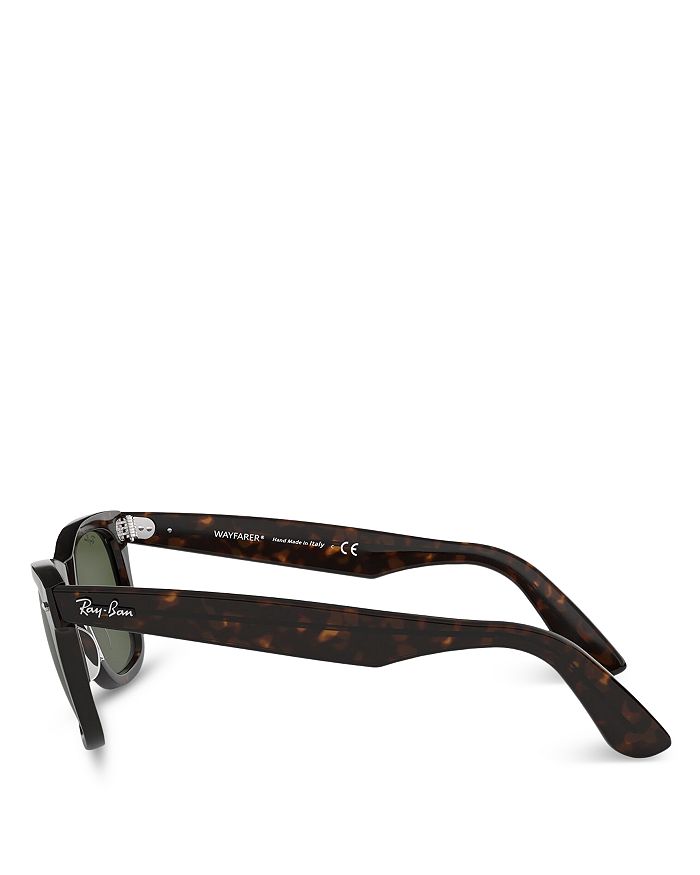 Ray Ban Ray-ban Wayfarer Classic Sunglasses, 55mm In Tortoise/crystal Green