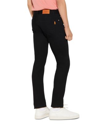 Slim Fit Jeans in Dark Black