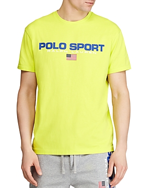 Polo Ralph Lauren Classic Fit Polo Sport Tee In Bright Pear