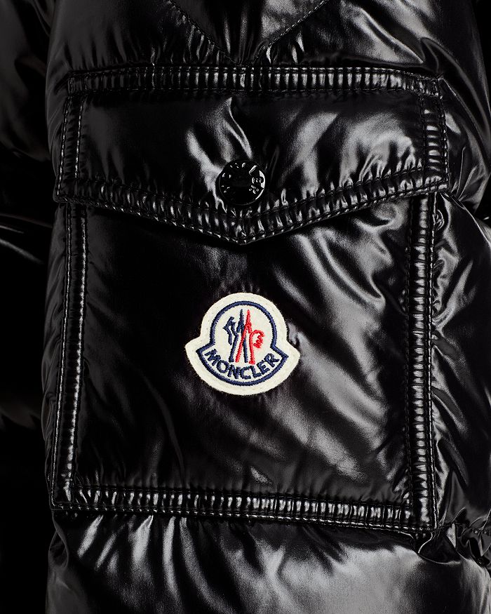 Shop Moncler Maire Hooded Down Coat In Black