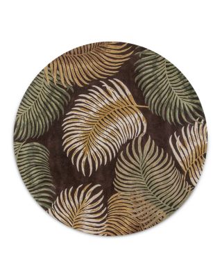 Kas Havana Fern View Round Area Rug, 7'6 x 7'6