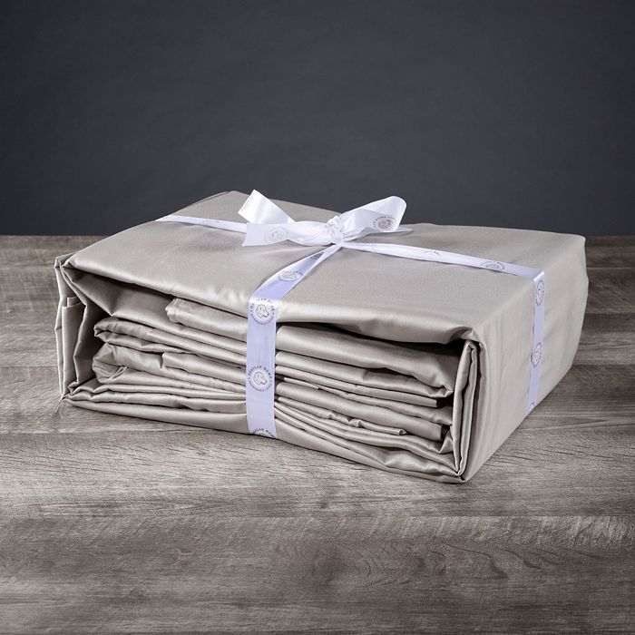 Delilah Home Organic Cotton Sheet Set, Twin Xl In Light Grey