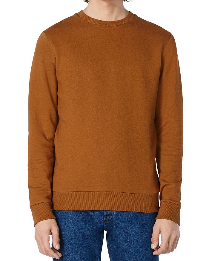 A.P.C. Capitol Cotton Blend Fleece Sweatshirt Bloomingdale s