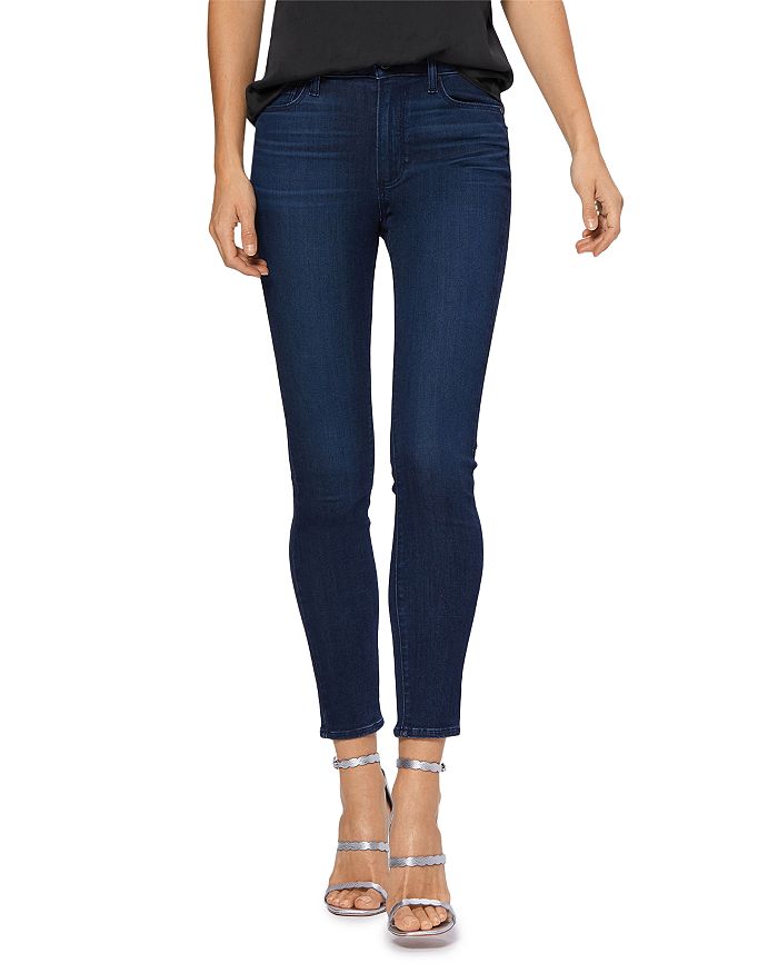PAIGE Hoxton Skinny Ankle Jeans in Delphi | Bloomingdale's