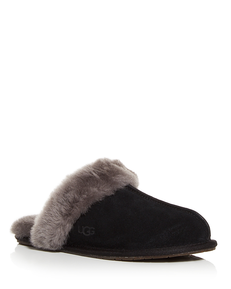 Ugg Scuffette Ii Suede Slippers In Black