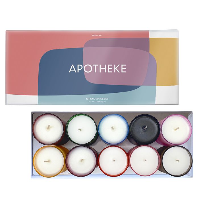 Apotheke Signature Votive Gift Box - Set Of 10 Candles In Multi