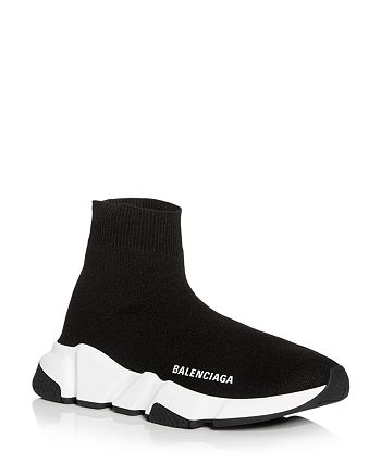 Balenciaga Women's Knit High Top Platform Sneakers | Bloomingdale's