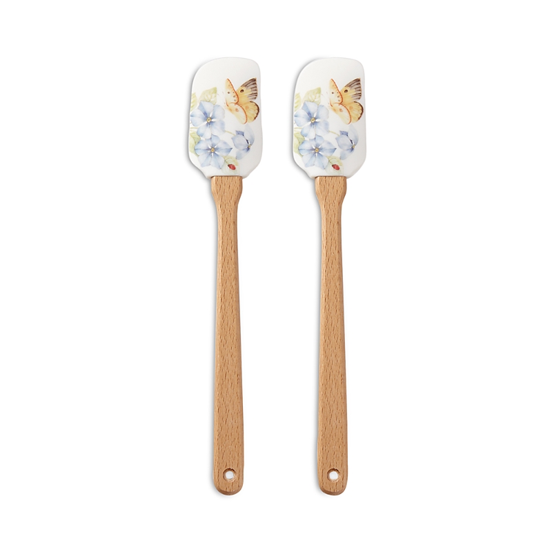 Lenox Butterfly Meadow Kitchen Spatulas, Set Of 2 In White