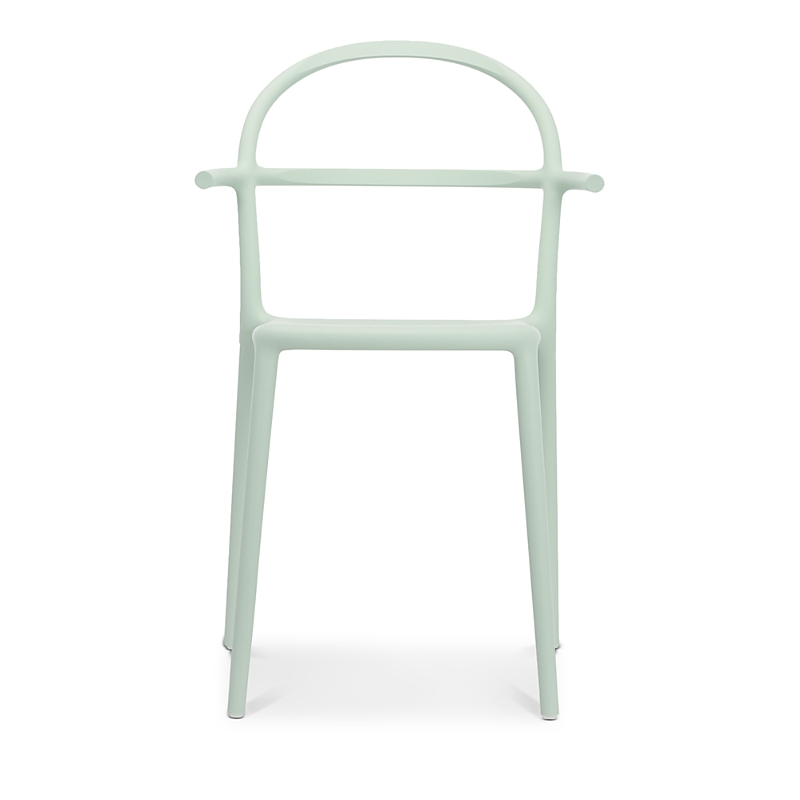 Kartell Generic C Chair, Set Of 2 In Matte Sage Green