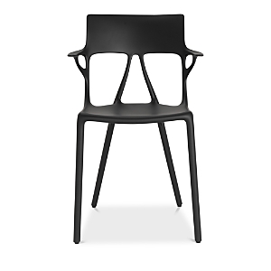 Kartell A.i. Chair, Set Of 2 In Matte Black