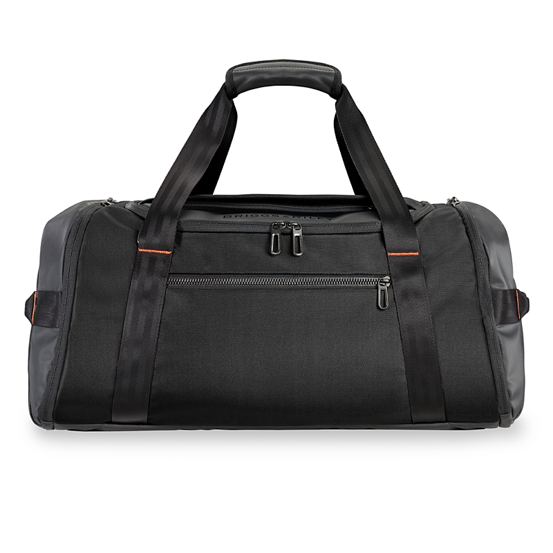 Briggs & Riley Zdx Large Coated Woven Duffel Bag In Black