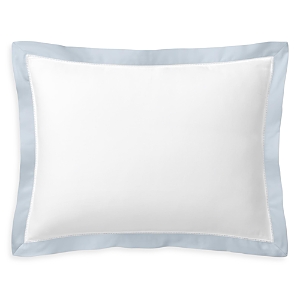Polo Ralph Lauren Organic Sateen Border Decorative Pillow, 16w X 12l In True Blue Hyacinth